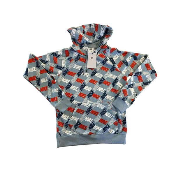 Essentials Tops - Women's‎ Nike Sportswear Essentials Printed Hoodie XS NWT